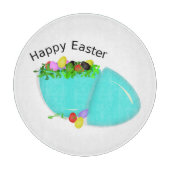 "HAPPY EASTER" EGG SNIJPLANK (Voorkant)