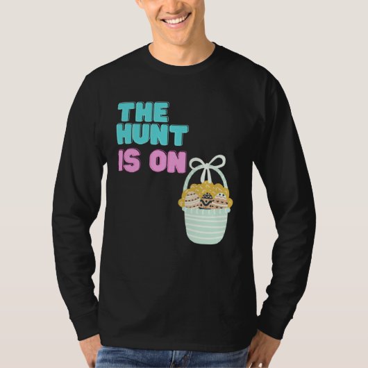 Happy Easter Egg Time To Hunt Cute Bunny Ears Sist T-shirt (Voorkant)