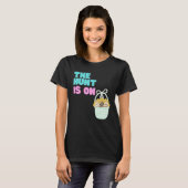 Happy Easter Egg Time To Hunt Cute Bunny Ears Sist T-shirt (Voorkant volledig)