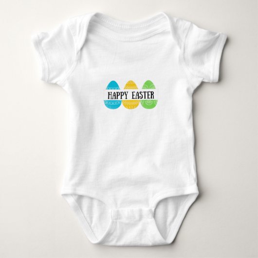 Happy Easter Eggs 2 Romper (Voorkant)