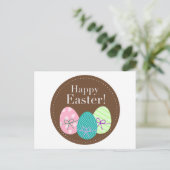 Happy Easter Eggs Briefkaart (Staand voorkant)