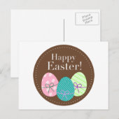 Happy Easter Eggs Briefkaart (Voorkant / Achterkant)