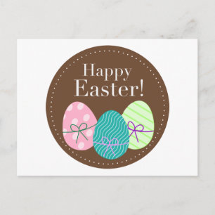 Happy Easter Eggs Briefkaart