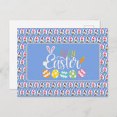 Happy Easter Eggs Briefkaart (Voorkant / Achterkant)