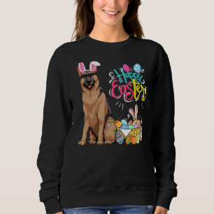 Happy Easter Eggs Bunny Dog German Shepherd Boys G Trui