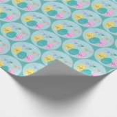 Happy Easter Eggs Cadeaupapier (Hoek)