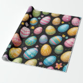 Happy Easter Eggs Collectie Cadeaupapier (Uitgerold)