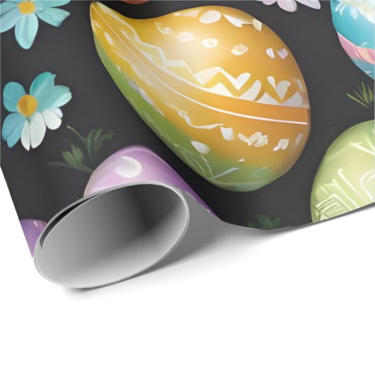 Happy Easter Eggs Collectie Cadeaupapier (Rol Hoek)