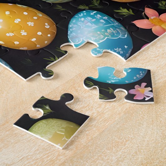 Happy Easter Eggs Collectie Legpuzzel (Zijkant)
