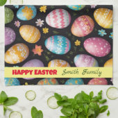 Happy Easter Eggs Collectie Theedoek (Gevouwen)