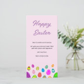Happy Easter Eggs Feestdagenkaart (Staand voorkant)
