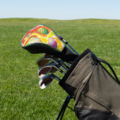 Happy Easter Eggs Festive Pattern Golfheadcover (Insitu)
