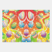 Happy Easter Eggs Festive Pattern Inpakpapier Vel (Voorkant 2)