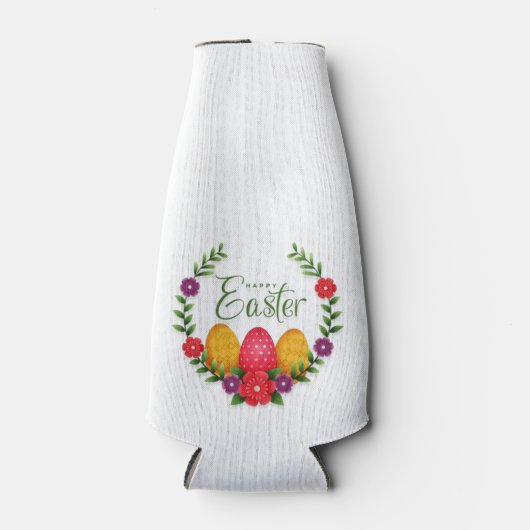 Happy Easter Eggs Flowers-23798 Flesjeskoeler (Voorkant)