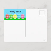 Happy Easter Eggs Holiday Briefkaart (Achterkant)