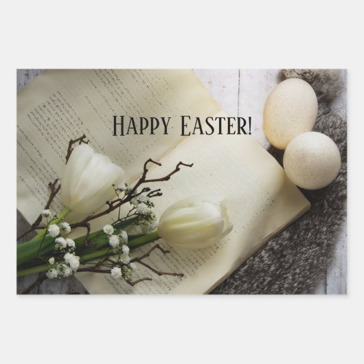 Happy Easter Eggs Inpakpapier Vel (Voorkant 2)