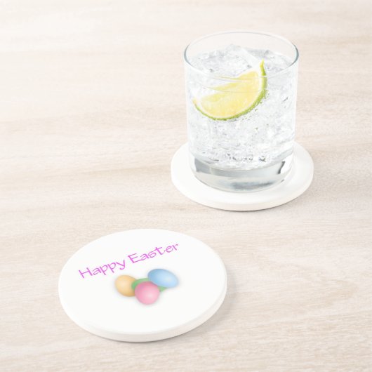 Happy Easter Eggs Onderzetter (Zijkant)