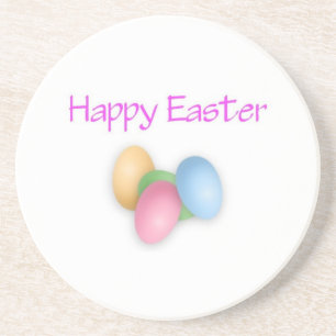 Happy Easter Eggs-Onderzetter Zandsteen Onderzetter