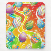 Happy Easter Eggs Ornamental Design Muismat (Voorkant)