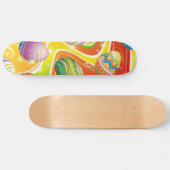 Happy Easter Eggs Ornamental Design Persoonlijk Skateboard (Horizontaal)