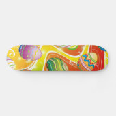 Happy Easter Eggs Ornamental Design Persoonlijk Skateboard (Horizontaal)