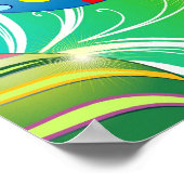 Happy Easter Eggs Ornamental Design Poster (Hoek)