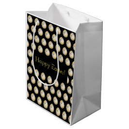 Happy Easter Eggs pattered Stylish Medium Cadeauzakje