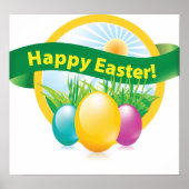 Happy Easter Eggs Poster (Voorkant)