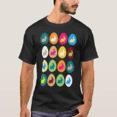 Happy Easter Eggs Rabbit T-shirt (Voorkant)