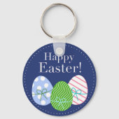 Happy Easter Eggs Sleutelhanger (Voorkant)