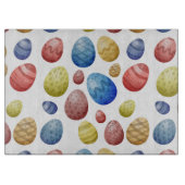 Happy Easter Eggs snijplank – feestelijke lente (Voorkant)