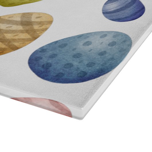 Happy Easter Eggs snijplank – feestelijke lente (Hoek)