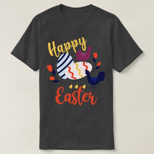 Happy Easter Eggs T-shirt (Design voorkant)