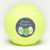Happy Easter Eggs Tennisballen (Achterkant)