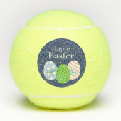 Happy Easter Eggs Tennisballen (Voorkant)