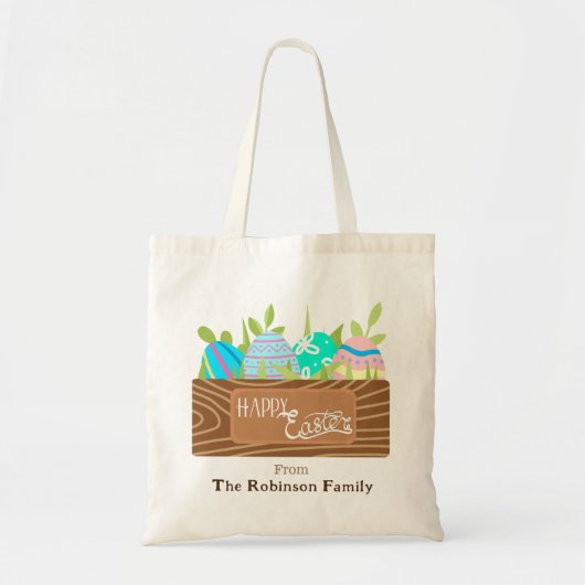 Happy Easter eimandje Tote Bag (Voorkant)