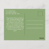 Happy Easter Elegant Script Family - Aangepast Briefkaart (Achterkant)