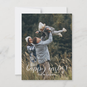 Happy Easter Elegant Script Family - Aangepast Briefkaart