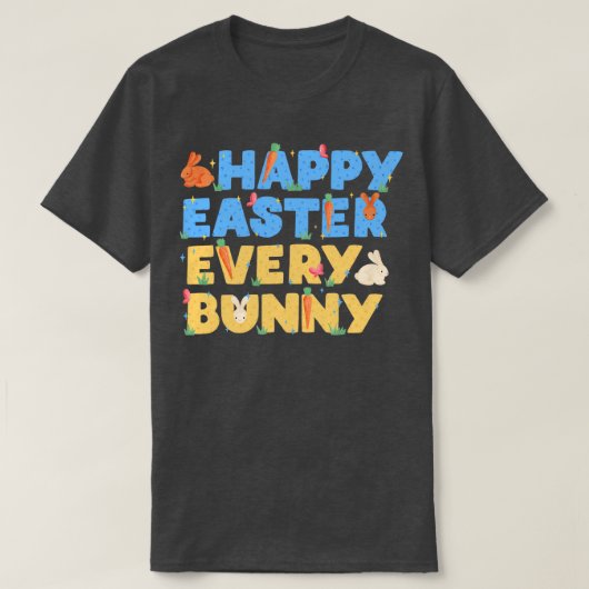 Happy easter Elke Bunny T-shirt (Design voorkant)