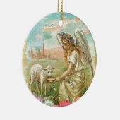 happy easter engel keramisch ornament (Rechts)