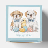 Happy Easter English Bulldogs Bedankdoosjes (Bovenkant)
