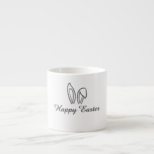 Happy Easter Espresso Mok - Feestelijk cadeau (Voorkant)