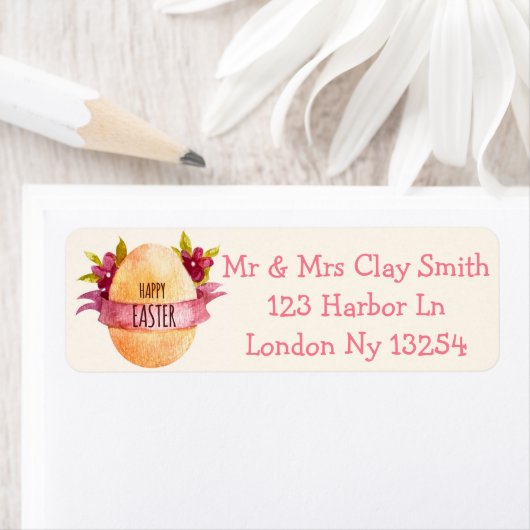 Happy Easter Etiket (Insitu)