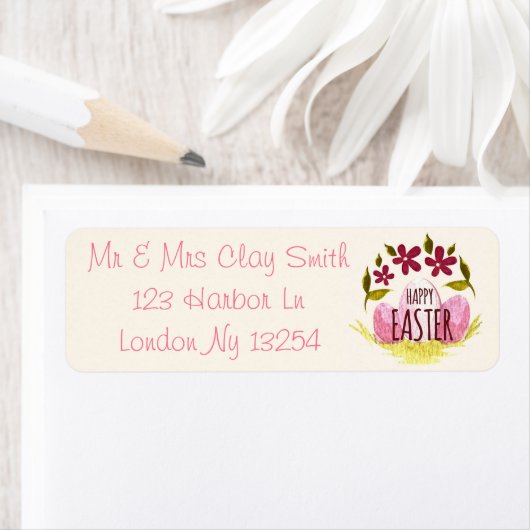 Happy Easter Etiket (Insitu)