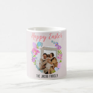Happy Easter-familie, een foto van de oostelijke b Koffiemok