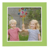 Happy Easter Familie Multi Foto Kubus (Voorkant)