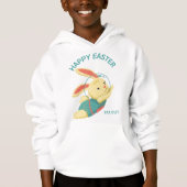 Happy Easter Far Out Bunny Hoodie (Voorkant)