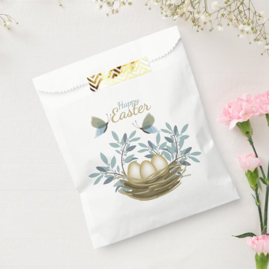 Happy Easter Favor Bag Bedankzakje (Gezegeld)