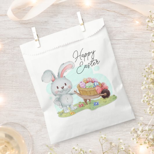 Happy Easter Favor Bag Bedankzakje (Geknipt)