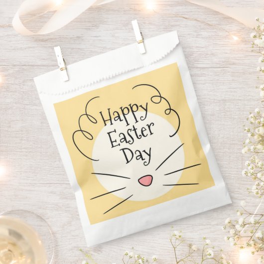 Happy Easter Favor Bag Bedankzakje (Geknipt)